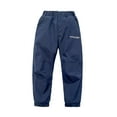 thumbnail image 1 of SonxaHe Big Girl's Windproof Hiking Pants Stretch Waist Jogger Sports Trousers Kids Loose Outdoor Pants Blue,Sized 12-13, 1 of 7