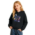 thumbnail image 1 of SonxaHe Infant Boys Hoodie Cartoon Print Loose Soft Hooded Sweatshirts Child Long Sleeve School Sports Cozy Hoodies Black,Sized 1-2, 1 of 4