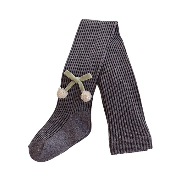 SonxaHe Infant Girl' Leggings Thermal Warm Thickened Comfy Full Tights Children Stylish Stretchy Autumn Winter Leggings Gray,Sized 12-18 M