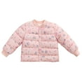 thumbnail image 1 of SonxaHe Infant Girl's Winter Coat Floral Print Long Sleeve Warm Coat Windproof Lightweight Puffer Outerwear Pink,Sized 18-24 M, 1 of 4