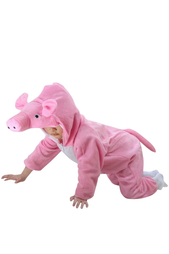 Jumpsuit for Big Boy Girl Animal Dinosaur Hooded Performance Romper Kids Stage Role Play Party Bodysuit Pink,Size 12-13 Y