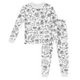 thumbnail image 1 of SonxaHe Little Boy Girl Outfits Valentine's Day Cartoon DIY Hand Print Tshirt Pants Kids Loose Cozy Sleep Wear Outfit Set White,Sized 5-6, 1 of 4