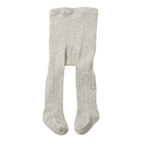 SonxaHe Little Girl Footed Pants Fleece Lined Thermal Elastic Waist Leggings with Food Kids Warm Soft Cozy Fall Winter Tights Gray,Sized 6-8