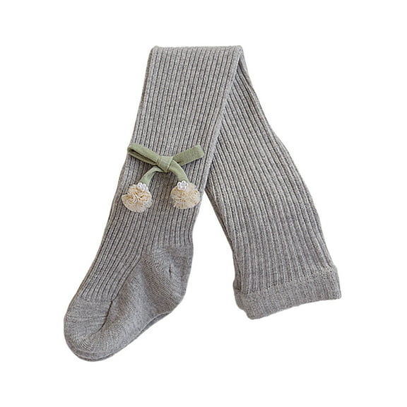 SonxaHe Little Girls' Thermal Warm Cozy Stretch Leggings Children Soft Comfy Autumn Winter Full Length Tights Gray,Sized 5-6