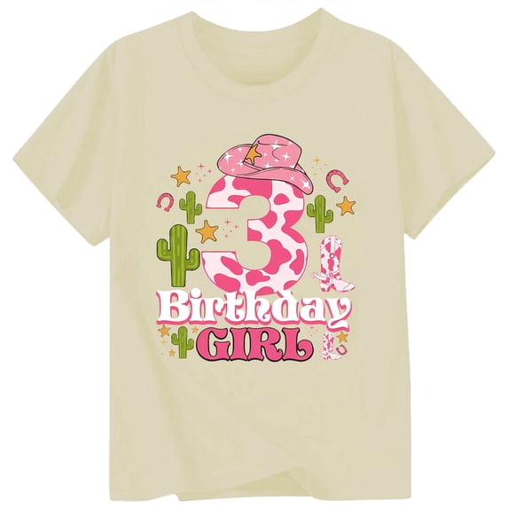 SonxaHe Newborn Boys' T Shirt Fashion Cartoon Pattern Short Sleeved Tshirt Sports Durable Athletic Clothes Beige