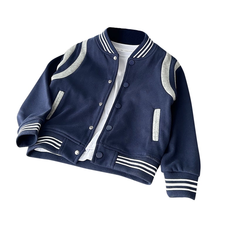 SUPER FLEECE CONTRAST ZIP UP BOMBER JACKET - School Uniforms