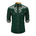 thumbnail image 1 of SonxaHe Toddler Boy's T Shirt Long Sleeved Turndown Collar Shirts Kids Spring Sports Breathable Durable Tshirts Green,Size 4-5 Y, 1 of 3