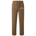 thumbnail image 1 of SonxaHe Toddler Boys Pants Elastic Waist Baggy Straight Leg Sweatpants Kids Lightweight Athletic Pants Brown,Sized 4-5, 1 of 3