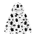 thumbnail image 1 of SonxaHe Toddler Girl' Hooded Halloween Cartoon Prints Long Sleeve Loose Comfy Casual Party Hoodie Sweatshirt White,Sized 2-3, 1 of 3
