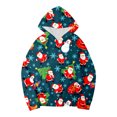 thumbnail image 1 of SonxaHe Toddler Girl Hoodies Christmas Long Sleeved Snowman Print Warm Hoodie Kids Party Streetwear Winter Hooded Sweatshirts Green,Sized 3-4, 1 of 3