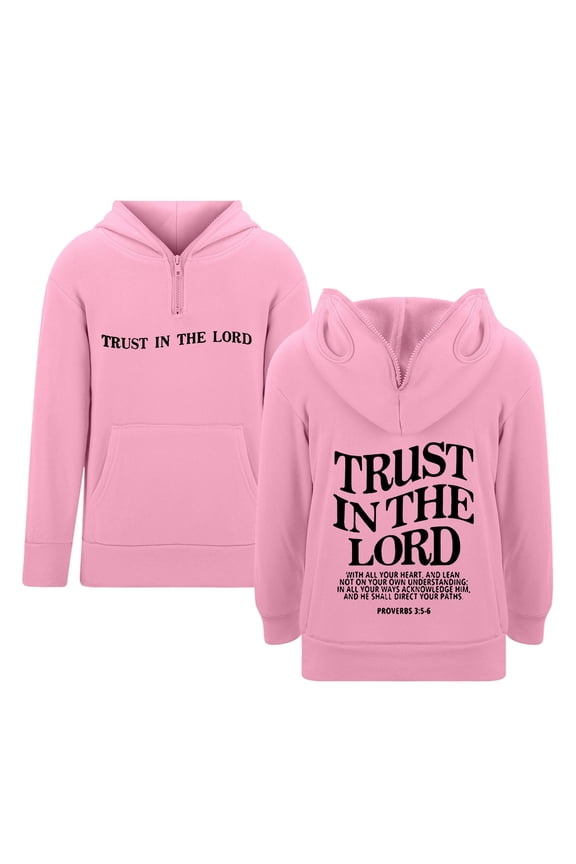 Toddler Girl Hoodies Sweatshirts Letter Print Long Sleeve Zip Up Casual School Outerwear Pullover Clothes Pink,Sized 3-4