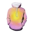 thumbnail image 1 of SonxaHe Toddler Girls Hooded Sweatshirt 3D Visual Digital Print Long Sleeve Overiszed Fall Winter Hoodie Pink,Sized 3-4, 1 of 3
