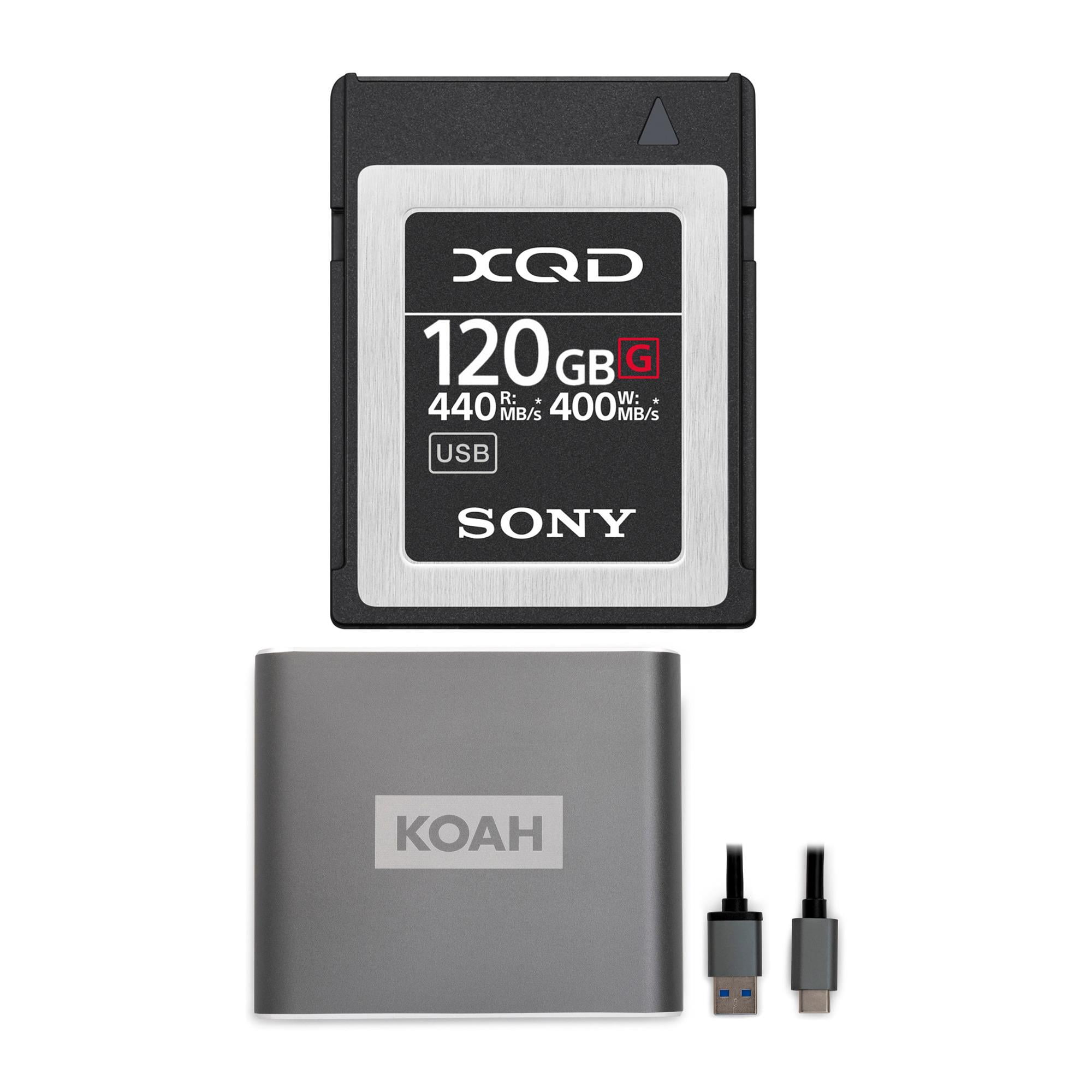 割引クーポンセール Sony XQDカード 120GB カードリーダー付き