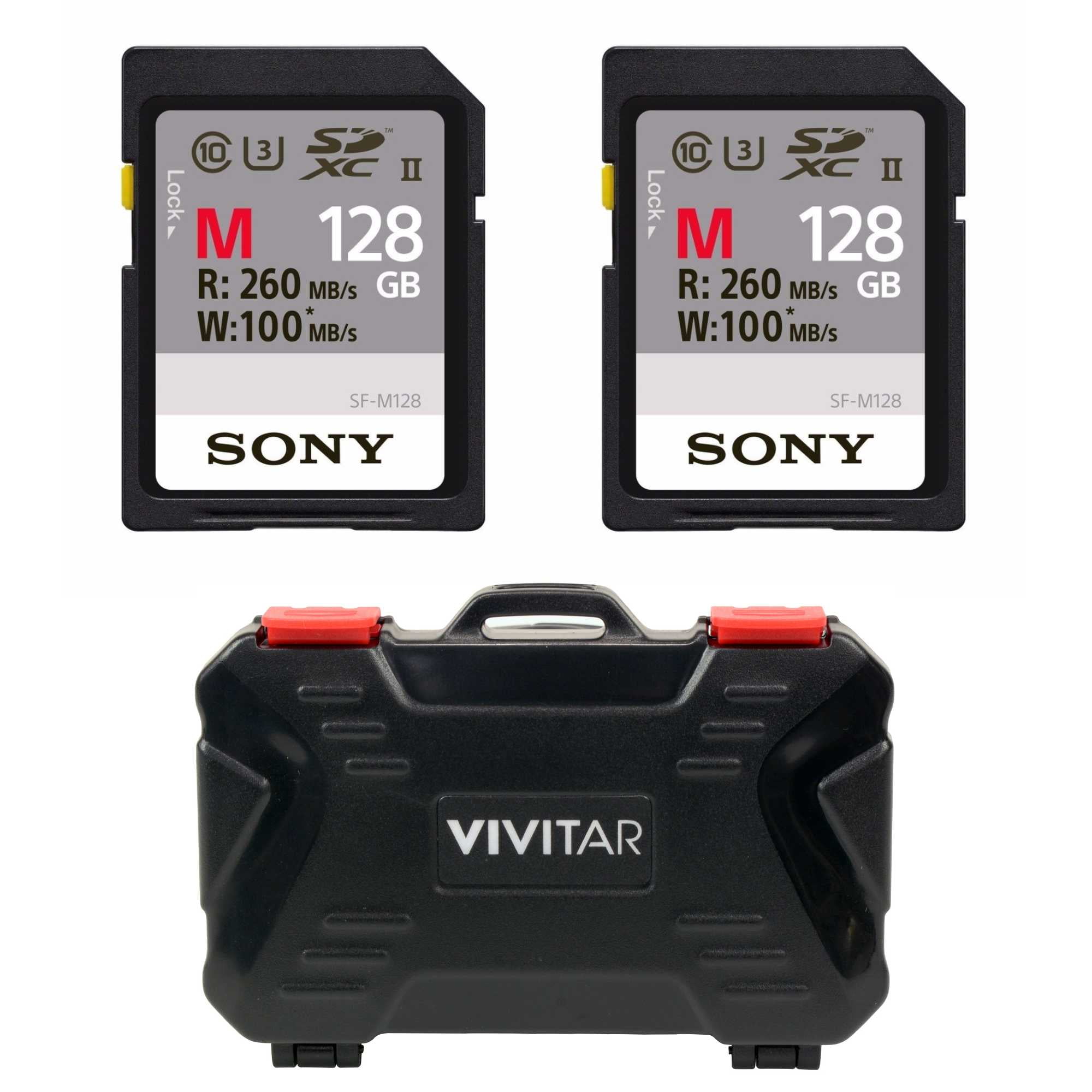 Sony 128GB M Series UHS-II SDXC Memory Card (U3) 2-Pack