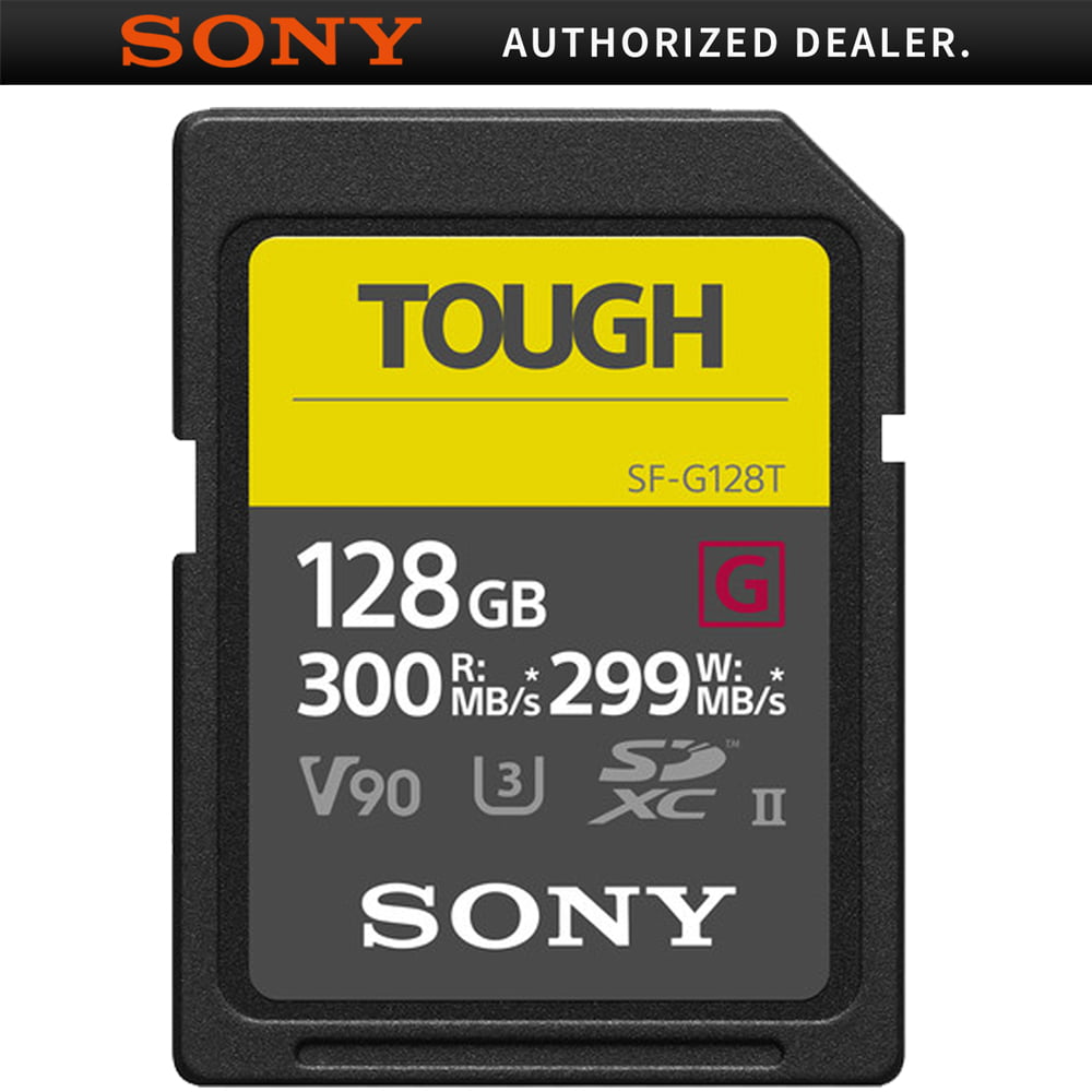 Sony 128GB SF-G Tough Series UHS-II SDXC Memory Card - Walmart.com