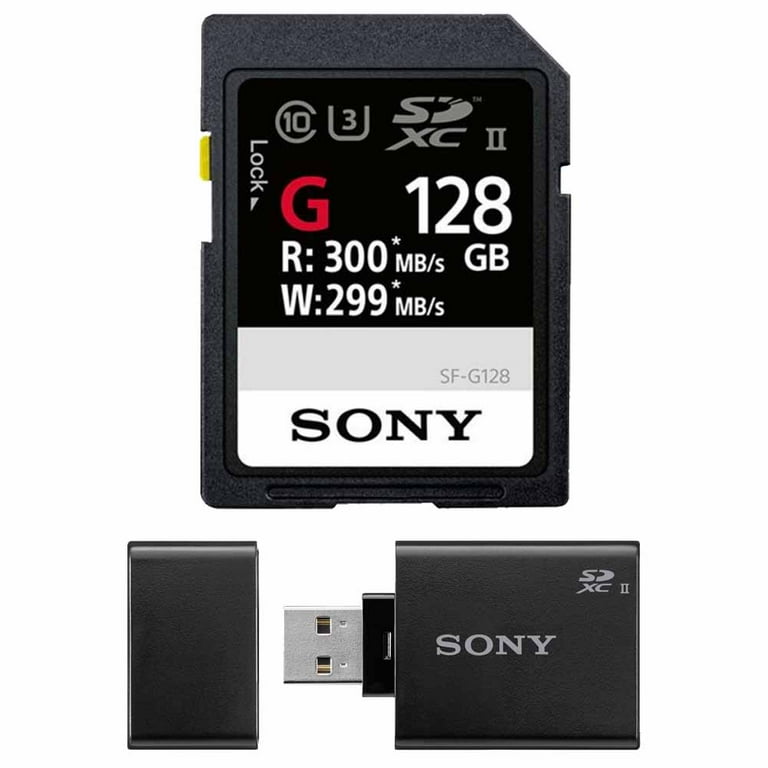 Sony 128GB UHS-II Tough G-Series SD Card with MRW-S1 SD UHS