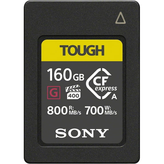 Sony 160GB CFexpress Type A TOUGH Memory Card 800/700MB/s Read/Write Speed CEA-G160T