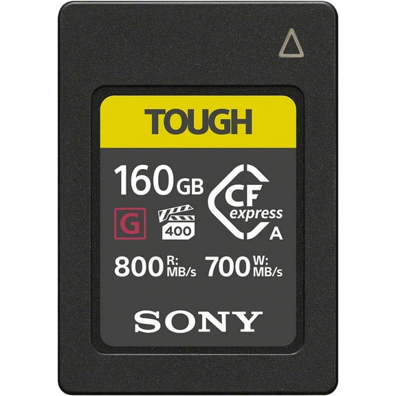 Sony 160GB CFexpress Type A TOUGH Memory Card 800/700MB/s Read/Write Speed CEA-G160T