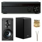 Sony 2 Channel Stereo Receiver with Sony 3-Way 3-Driver Speaker System Bundle