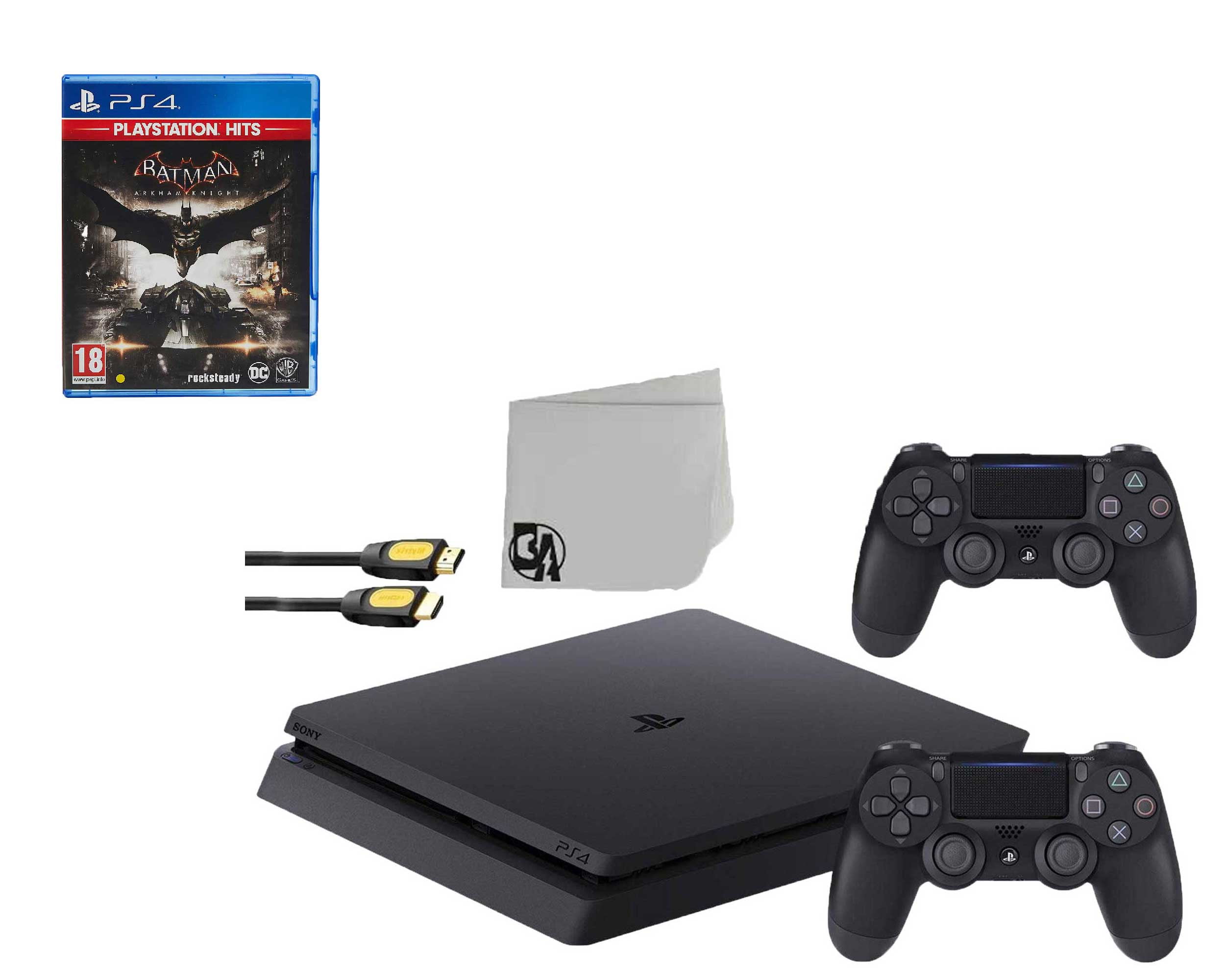 Sony PlayStation 4 Pro 1TB Gaming Console Black 2 Controller Included with  Spider-Man BOLT AXTION Bundle Used
