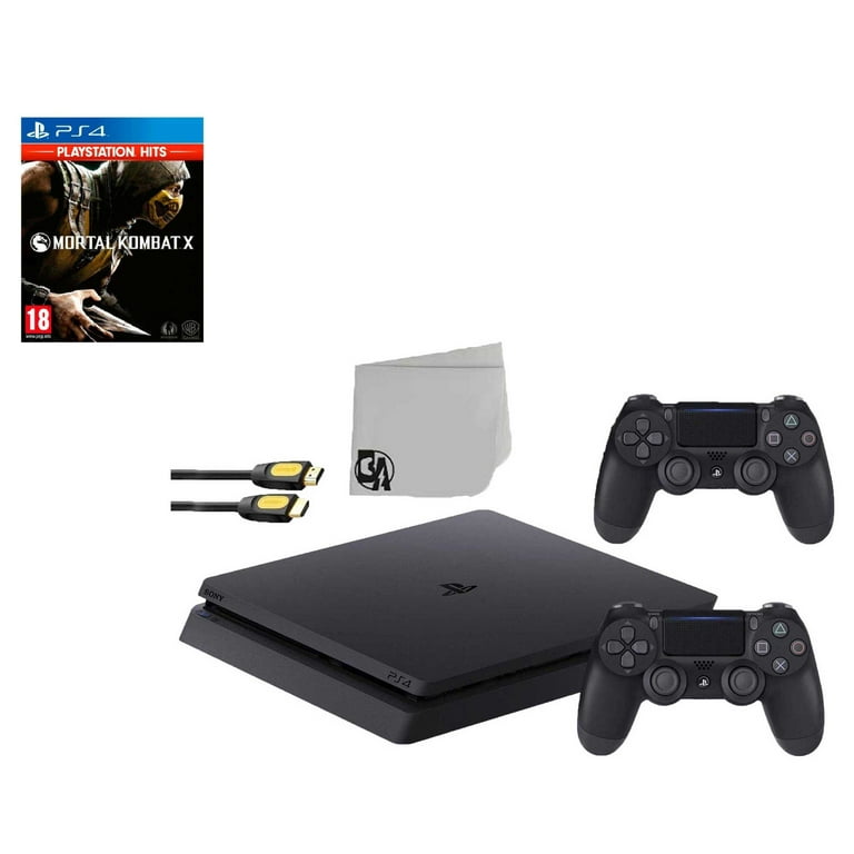 Sony PlayStation 4 500GB Gaming Console White with Call of Duty Ghosts BOLT  AXTION Bundle Used 