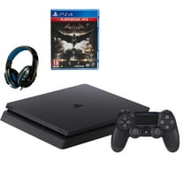 Pre-Owned Sony 2215A PlayStation 4 Slim 500GB Gaming Console Black with Batman Arkham Knight Game BOLT AXTION Bundle Lke New