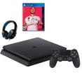 thumbnail image 1 of Pre-Owned Sony 2215A PlayStation 4 Slim 500GB Gaming Console Black with FIFA-20 Game BOLT AXTION Bundle Lke New, 1 of 2