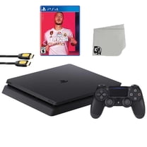 Pre-Owned Sony 2215A PlayStation 4 Slim 500GB Gaming Console Black with FIFA-20 Game BOLT AXTION Bundle Lke New