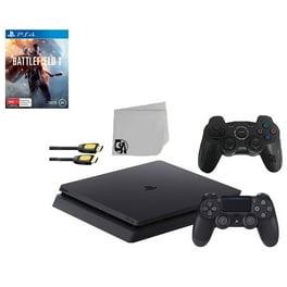 Sony PlayStation 4 Slim 1TB Black Console with 2 Controllers
