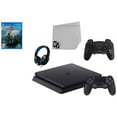 thumbnail image 1 of Pre-Owned Sony PlayStation 4 Slim 1TB with God of War & 2 Controllers, Black,, 1 of 1