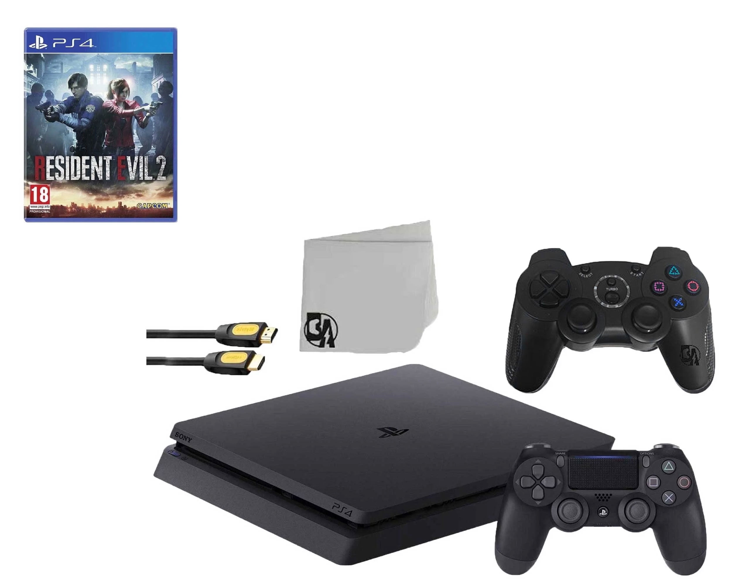 Ps4 1tb slim 2 controllers discount