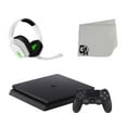 thumbnail image 1 of Pre-Owned Sony 2215B PlayStation 4 Slim 1TB Gaming Console Black with Astro A10 Gaming BOLT AXTION Bundle Lke New White Green, 1 of 2