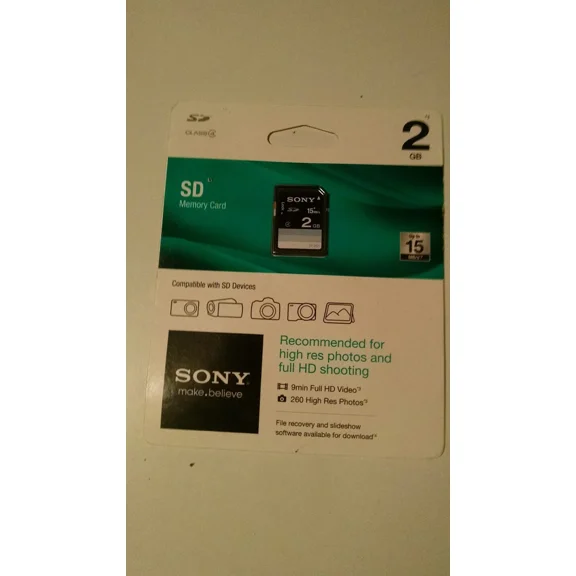 Sony 2Gb Sd Memory Card