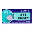 thumbnail image 1 of Sony 371 (SR920SW) 1.55V Silver Oxide 0% Hg Mercury Free Watch Battery (1 Battery), 1 of 1