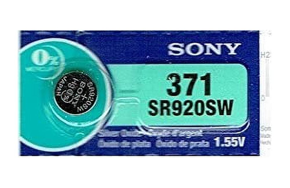 Sony 371 SR920SW Silver Oxide Button Battery