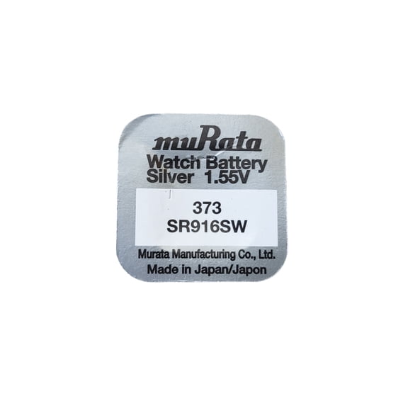 Murata 373 SR68 SR916SW quartz watches battery silver oxide 1.55 volts 1x