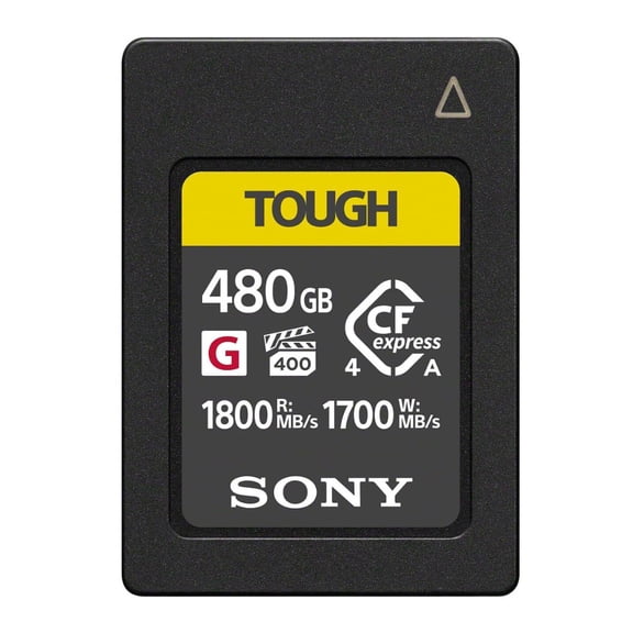 Sony 480GB CEA-G Series CFexpress Type A Tough Memory Card with 1800MB/s Read 1700MB/s Write and VPG400 Certified