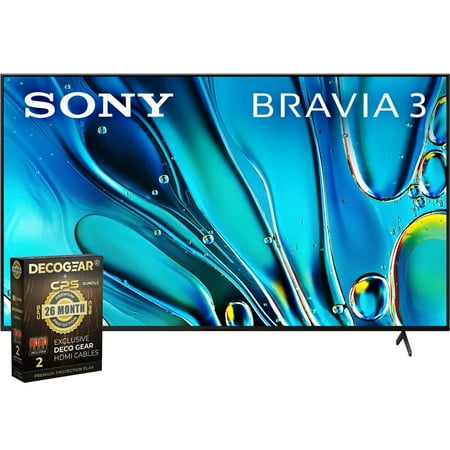 Sony 55" 4K HDR LED TV with Power Cord & Tabletop Stand