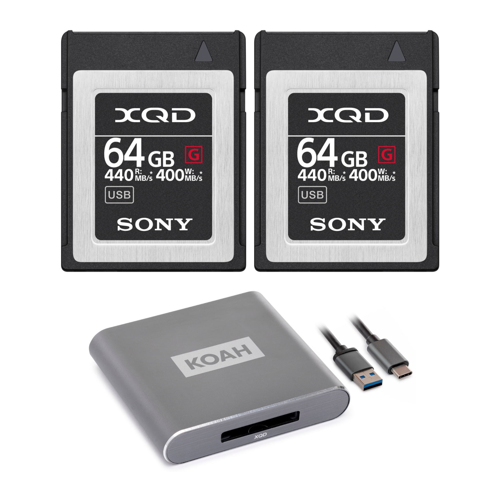 SONY XQD メモリーカード 64GB 2枚セット