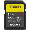 thumbnail image 1 of Sony 64gb Sf-g Series Tough Uhs-ii Sdxc Memory Card 300/299mb/s Speed Sf-g64t, 1 of 5