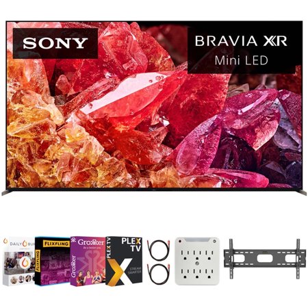 Sony 65" BRAVIA XR X95K 4K HDR Mini LED TV with Smart Google TV (2022 Model) XR65X95K Bundle with Complete Mounting and Premiere Movies Streaming Kit