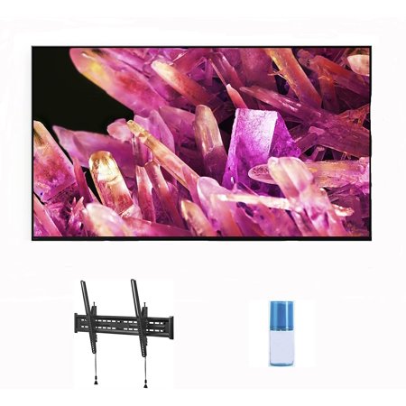 Sony 65 Inch 4K Ultra HD TV X90K Series: BRAVIA XR Full Array LED Smart Google TV with Dolby Vision HDR with a Walts TV Large/Extra Large Tilt Mount and Walts HDTV Screen Cleaner Kit (2022)