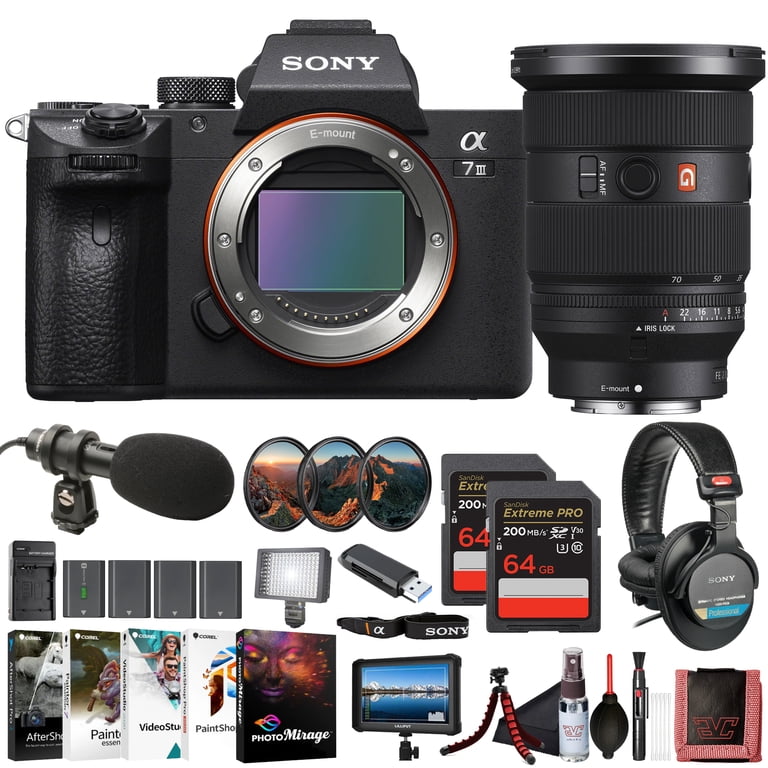 Sony α7 III Full-Frame Mirrorless Camera Body (ILCE-7M3/B) – 24.2
