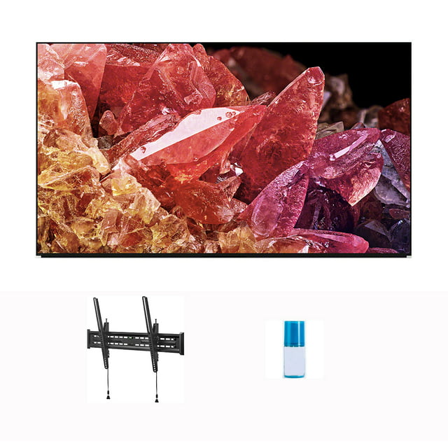 Sony 75 Inch 4K Ultra HD TV X95K Series: BRAVIA XR Mini LED Smart Google TV with Dolby Vision HDR with a Walts TV Large/Extra Large Tilt Mount and Walts HDTV Screen Cleaner Kit (2022)