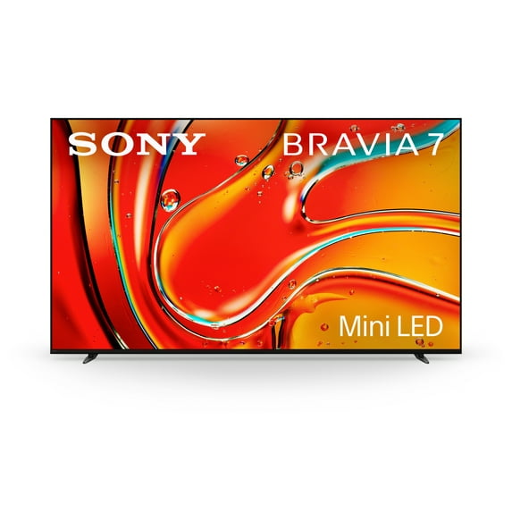 Sony 75” class BRAVIA 7 Mini LED QLED 4K HDR Smart Google TV K75XR70, 2024 Model