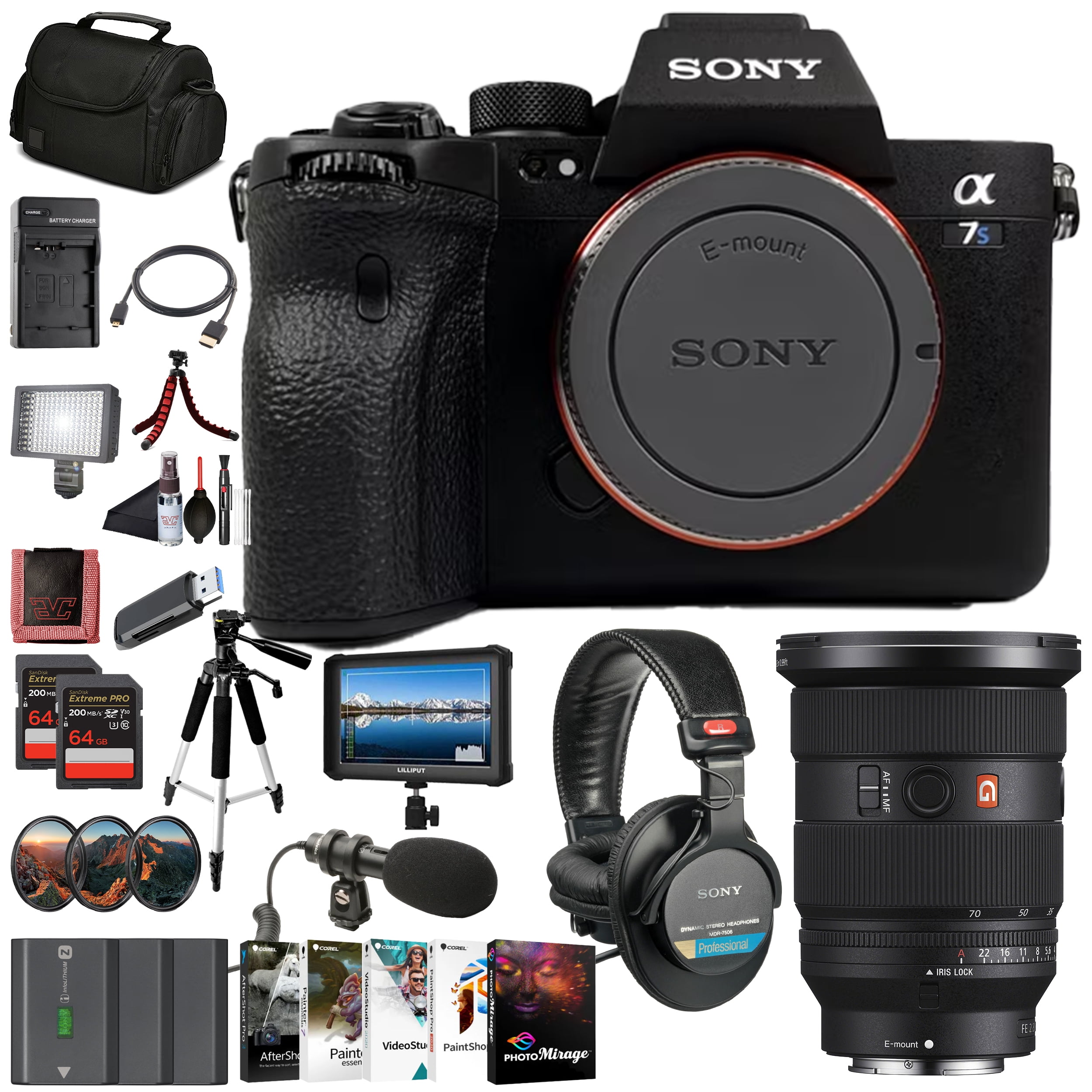 Sony α7S III Full-Frame Mirrorless Camera Body (ILCE-7SM3/B