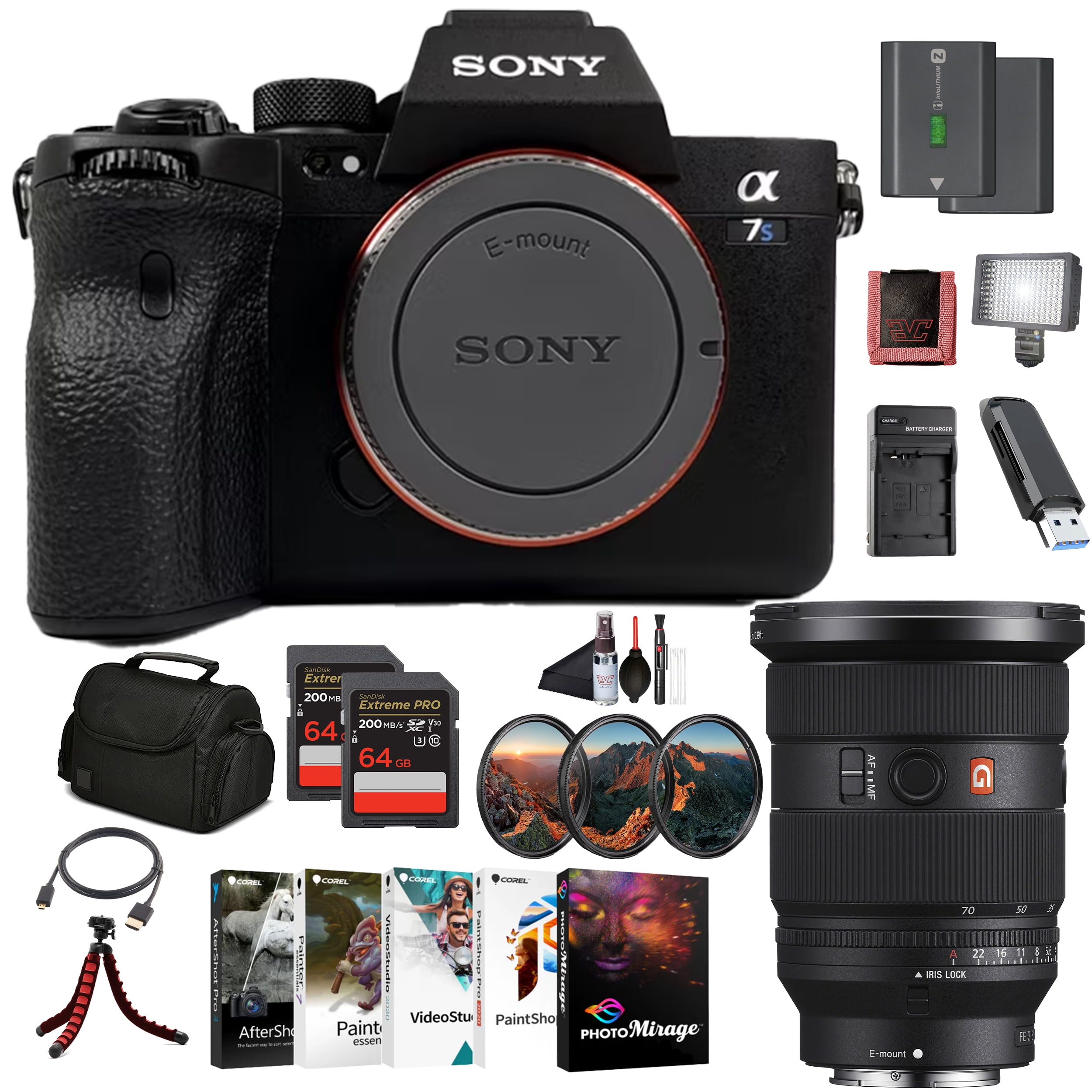 Sony α7S III Full-Frame Mirrorless Camera Body (ILCE-7SM3/B