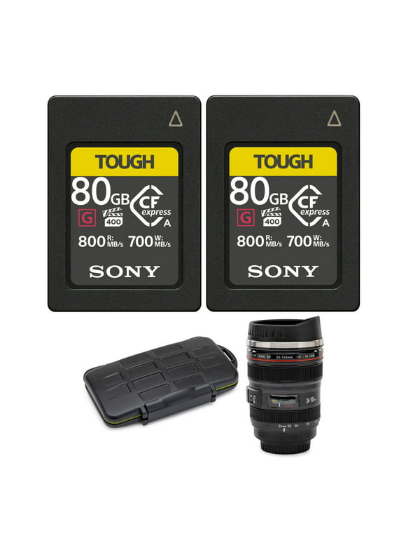 Sony 80GB CFexpress Type a Tough Series 2-Pack Bundle