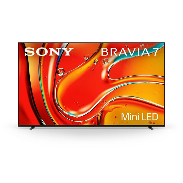 Sony 85” class BRAVIA 7 Mini LED QLED 4K HDR Smart Google TV K785XR70, 2024 Model