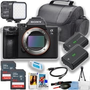 Sony a7 III Mirrorless Camera Body Only + 128GB Memory Card + Camera Case + More 15-Pc Bundle International Version